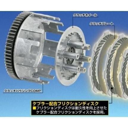 6ディスク強化クラッチキット SP武川（TAKEGAWA） KSR110 : バイク