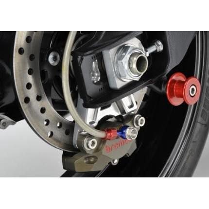 リアキャリパーサポート しろがね色 AGRAS（アグラス） GSX-R1000 '09-'10 ブレーキパーツ-車、バイク、自転車