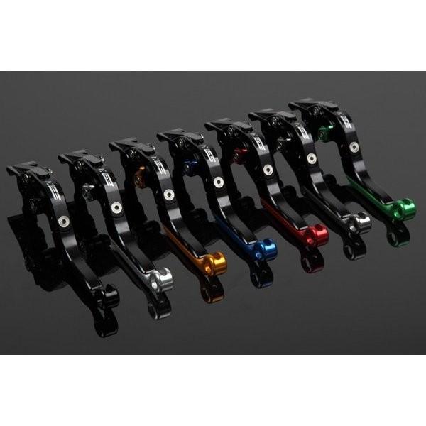 ZX-12R '00〜'05 可倒延長式アジャストレバーセット レバー：ブラック