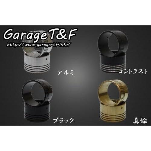 バルカン400（VULCAN） ターンアウトマフラー（ブラック） エンド無し ガレージT＆Fの画像