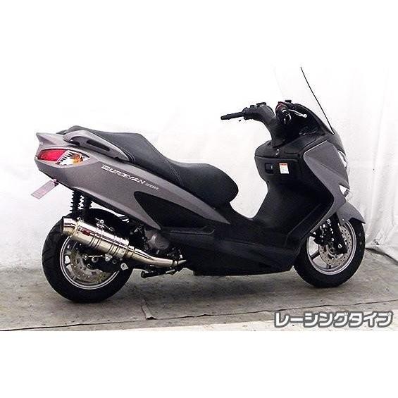 バーグマン200 〜2016年 JBK-CH41A SHタイプマフラー レーシングタイプ ASAKURA（浅倉商事）の画像