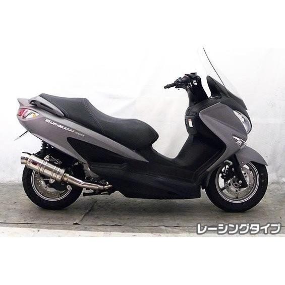 バーグマン200 〜2016年 JBK-CH41A SHタイプマフラー レーシングタイプ ASAKURA（浅倉商事）の画像