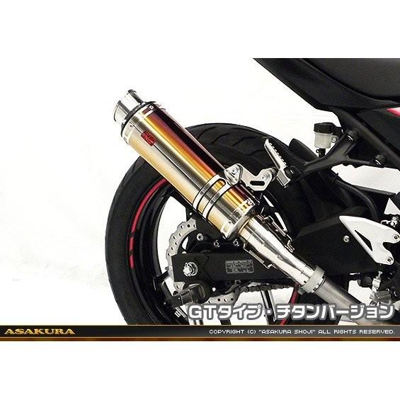 TTR印字機えり巻き スリップオン GT印字機 チタン変わり種 ASAKURA（浅倉商事） Ninja250（ニンジャ250）2BK-EX250P