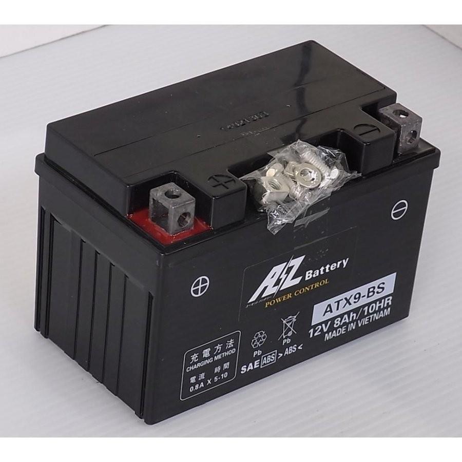 ZX-7RR（96〜97年） ATX9-BSバッテリー（YTX9-BS互換）液入充電済 AZ
