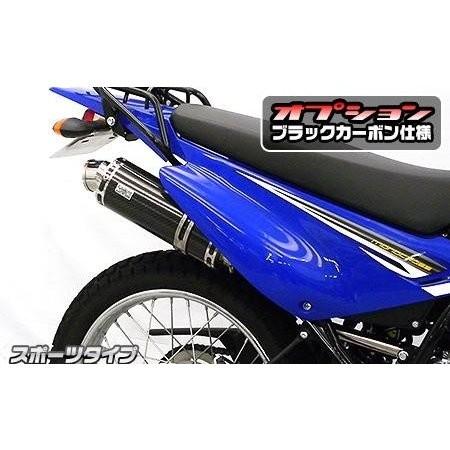 スリップオンマフラースポーツタイプ カーボン ウイルズウィン（WirusWin） XTZ125の画像