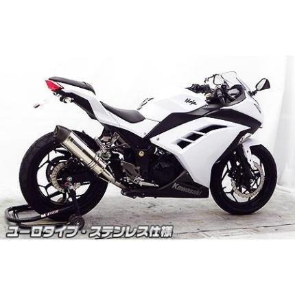 Ninja250（ニンジャ）JBK-EX250L スリップオンマフラー ユーロタイプ ステンレス ウイルズウィン（WirusWin）の画像