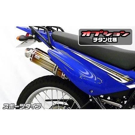 XTZ125 スリップオンマフラースポーツタイプ チタン