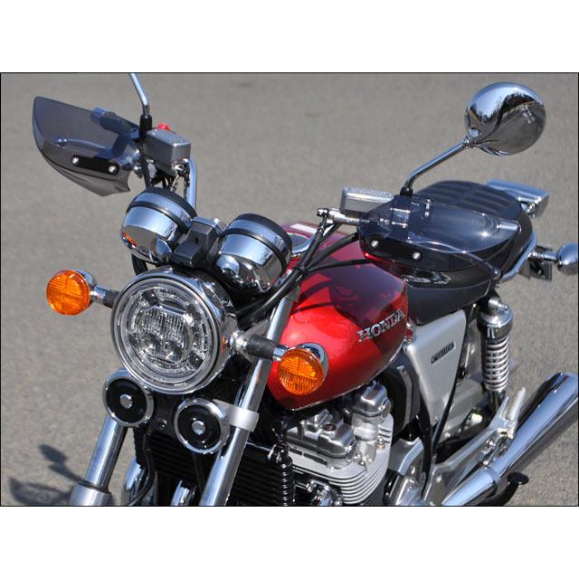 シックデザイン ガイラガントレット スモーク CB１１００RS ハンドルカバー ガイラガントレット ナックルガード スモーク CHIC DESIGN