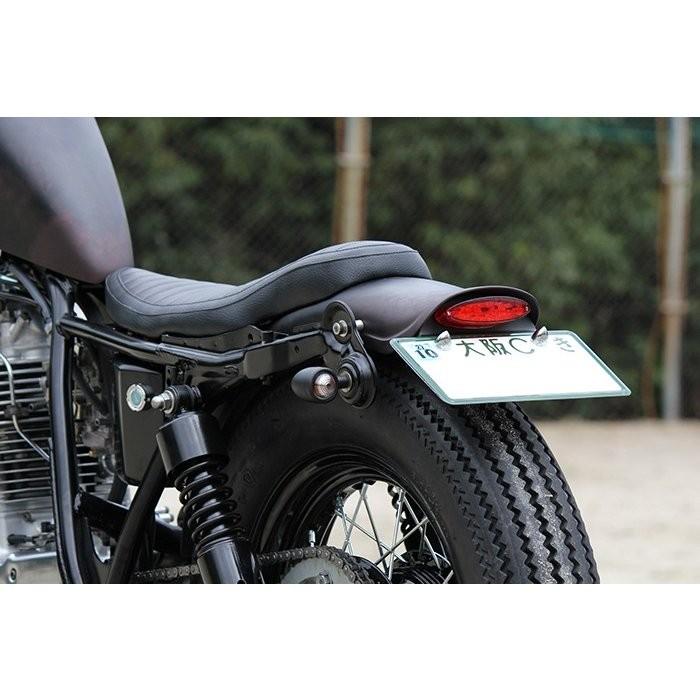 SR400/SR500 ラウンドボブフェンダーキット レッド GOODS（モーター