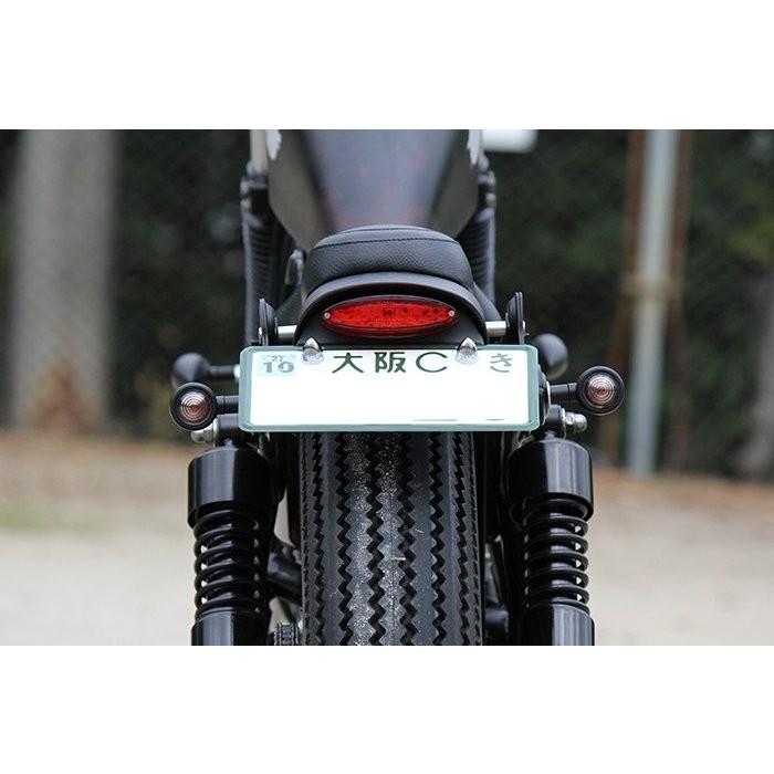 SR400/SR500 ラウンドボブフェンダーキット レッド GOODS（モーター