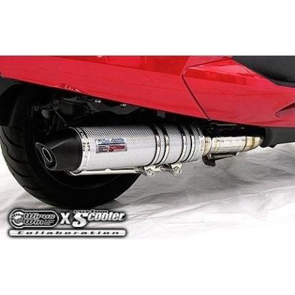 マグザム（MAXAM）SG21J ビートイットマフラー シルバーカーボン仕様 ウイルズウィン（WirusWin）の画像