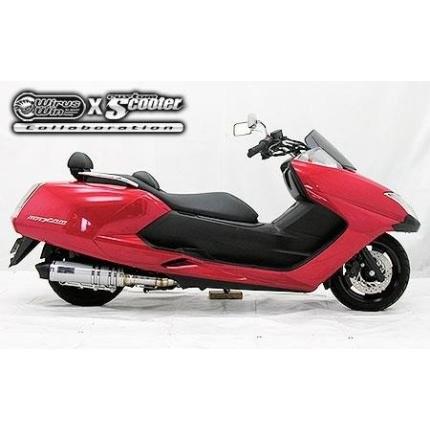 マグザム（MAXAM）SG21J ビートイットマフラー シルバーカーボン仕様 ウイルズウィン（WirusWin）の画像