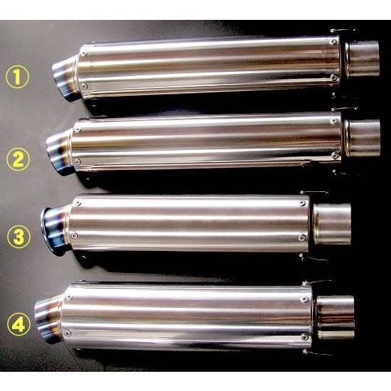 ari様用① MOTO GP サイレンサー チタン テールエンド焼き色あり 外径Φ90×350mm×内径