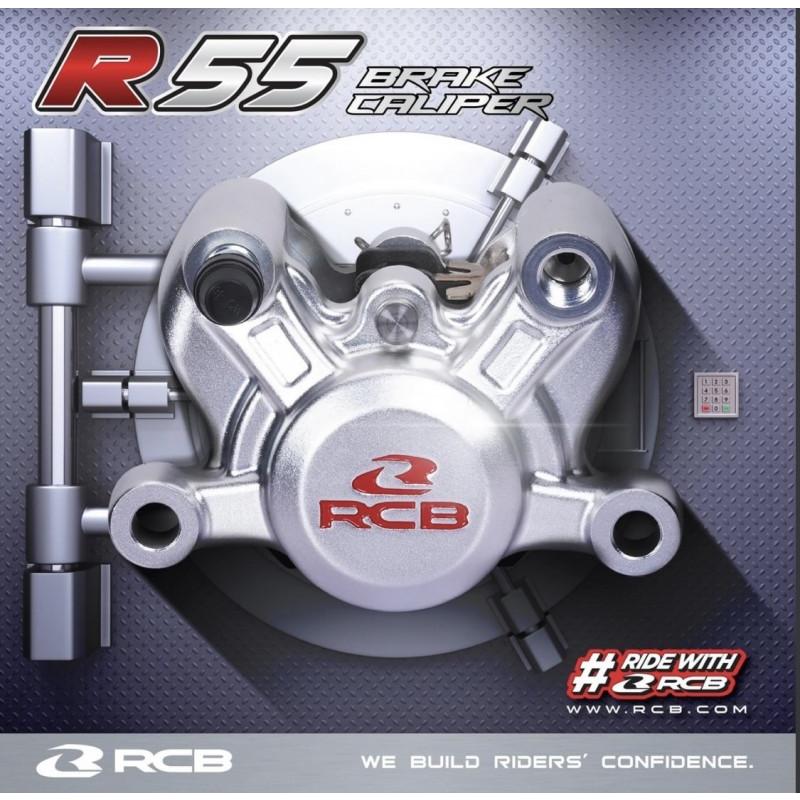 RCB 2POT ブレーキキャリパー R55 SERIES（84mmピッチ）レッド KN企画｜hamashoparts2｜05