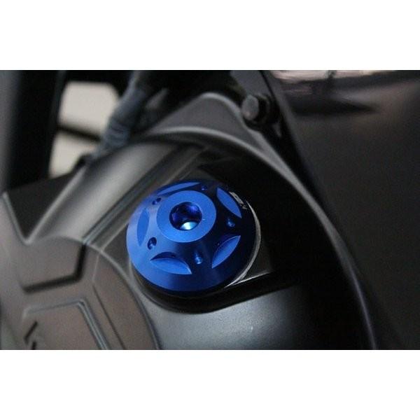 ZX-6R・RR オイルフィラーキャップ M30×P1.5 グリーン SSK SPEEDRA