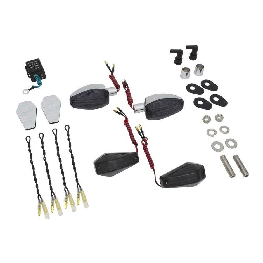 YZF-R25（15〜18年） ボルトオンエアロLED+ライトウエイトLEDウインカーキット メッキ/スモーク  POSH（ポッシュ）