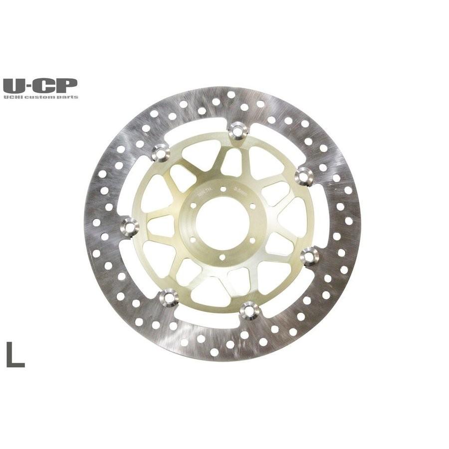 フロントブレーキディスクローター左（インナー ゴールド） U-CP