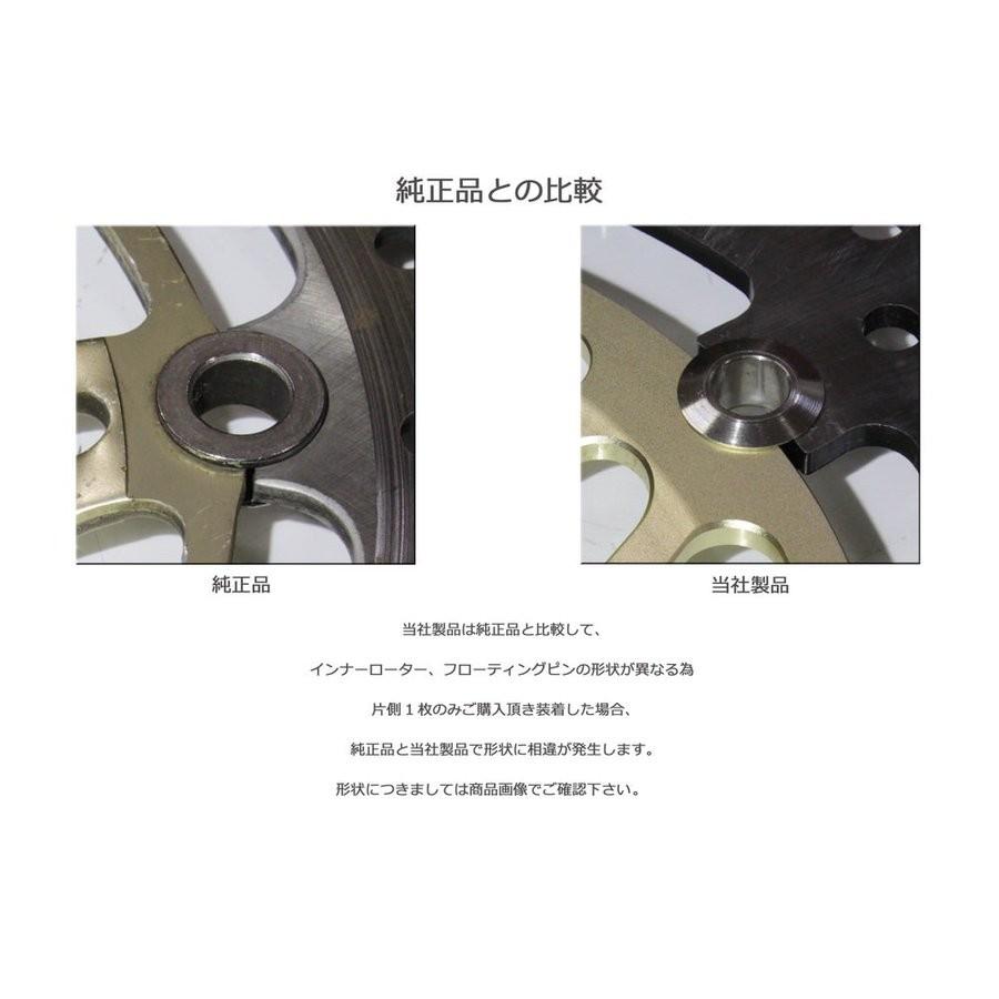 フロントブレーキディスクローター左（インナー ゴールド） U-CP