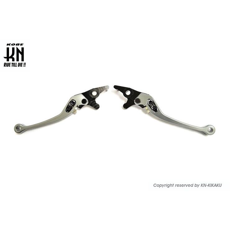 NCY 調整式ブレーキレバー グレー KN企画 NMAX155 : KN企画 NCY NMAX N-MAX NMAX125 NMAX155 調整式ブレーキ
