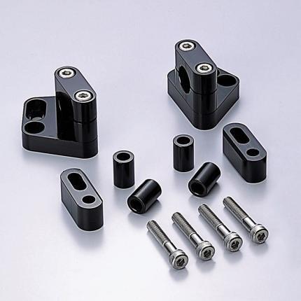 GPX250R バーハンドルブラケット カワサキホルダーキット ブラック