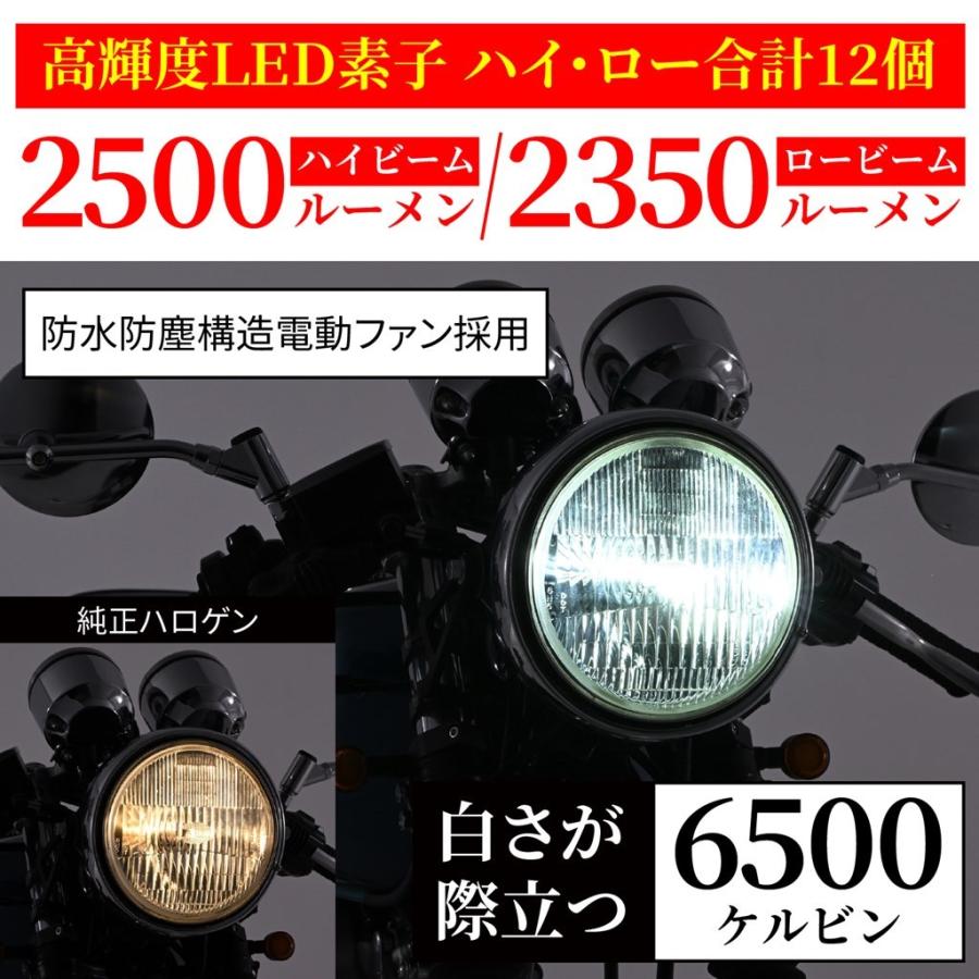 LEDヘッドランプバルブ プレシャス・レイ Z2 H4（6500K） DAYTONA