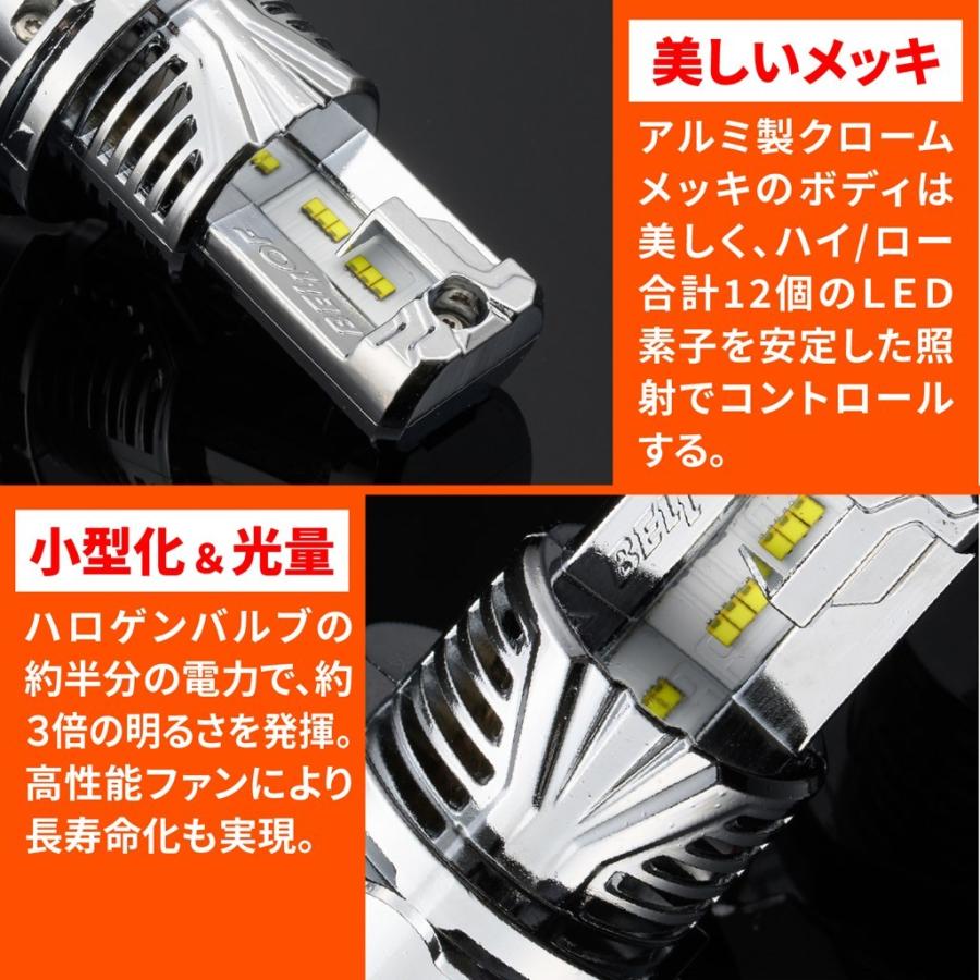 LEDヘッドランプバルブ プレシャス・レイ Z2 H4（4500K） DAYTONA（デイトナ）