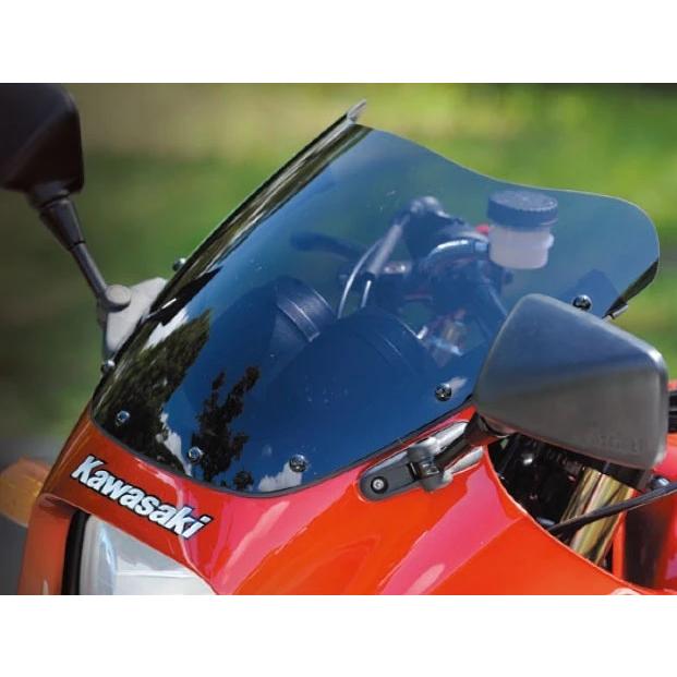 GPZ900Rカーボン フロントスクリーンブラック