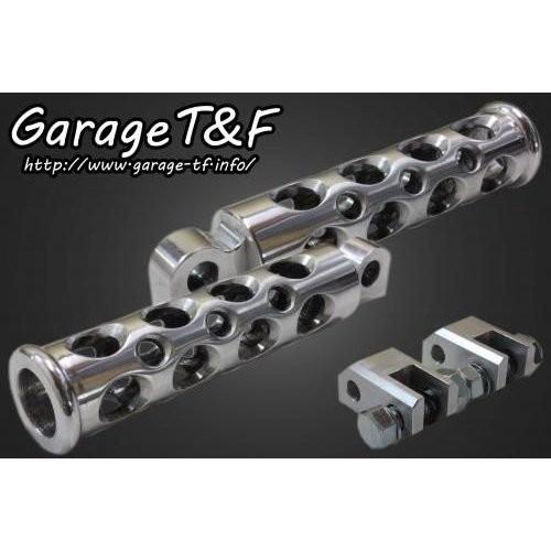 マグナ250/S（V-TWIN MAGNA） コンバットフットペグ（ポリッシュ） フロントセット ガレージT＆F