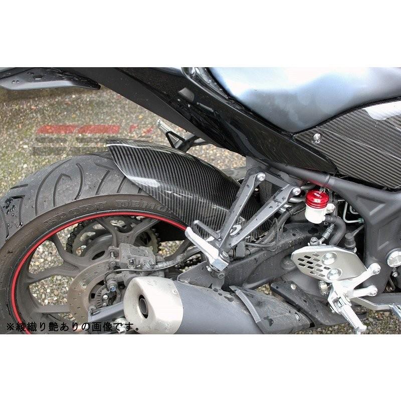 YZF-R3 リアフェンダー ロングタイプ ドライカーボン 綾織り艶消し SSK