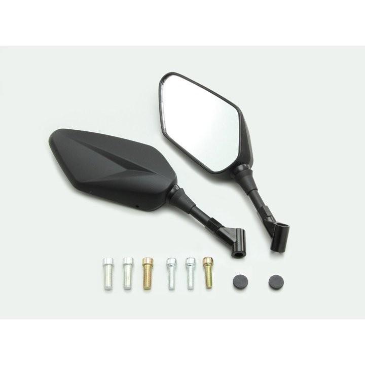 VブレードミラーTYPE2 ブラック（左右1セット） HURRICANE（ハリケーン