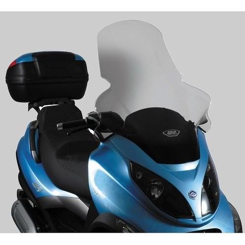 PIAGGIO MP3 400（06〜11年） エアログイナミックスクリーン D501ST 読みやすい GIVI（ジビ） 車、バイク、自転車-バイク