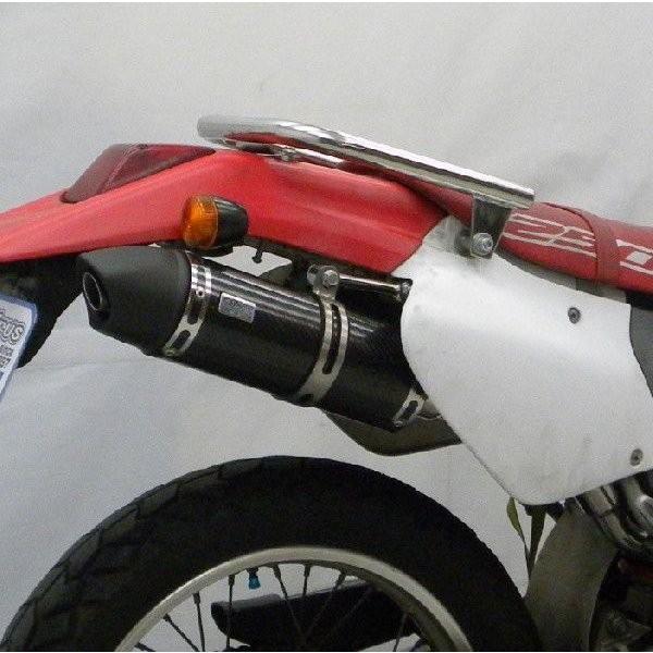XR250（MD30） スリップオンマフラー ユーロ手あい 黒いこと炭素 ウイルズウィン（WirusWin） 車、バイク、自転車-スリップオンマフラー-マフラー