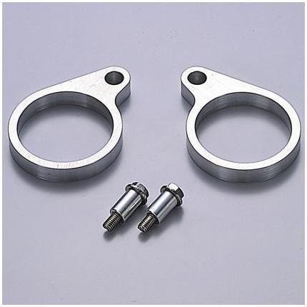 ZX-9R（〜97年 倒立フォーク用） ハンドルアップスペーサー セパレートハンドル車用H10 内径φ52mm シルバー HURRICANE（ハリケーン）