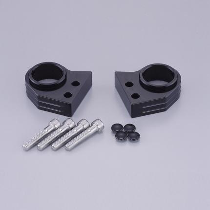 ZZR400 ハンドルアップスペーサー セパレートハンドル車用H20 内径φ41mm ブラック HURRICANE（ハリケーン）