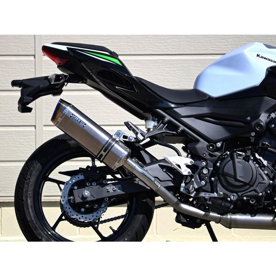 Z250（19年） SS-OVALソリッドタイプ スリップオンマフラー WR'S（ダブルアールズ）