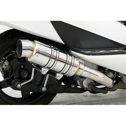 スカイウェイブ250S‼️ 自賠責付き　社外マフラー　バックレスト　スマホホルダー　現車確認可能　配送可能 スカイウェイブ250（SKYWAVE）CJ43 SHタイプマフラー レーシングタイプ