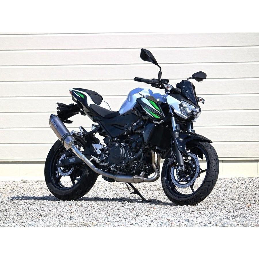 WR'S SS-OVAL スリップオンマフラー Ninja400 / Z400用 Z400（19年） SS-OVALソリッドタイプ スリップオンマフラー WR'S