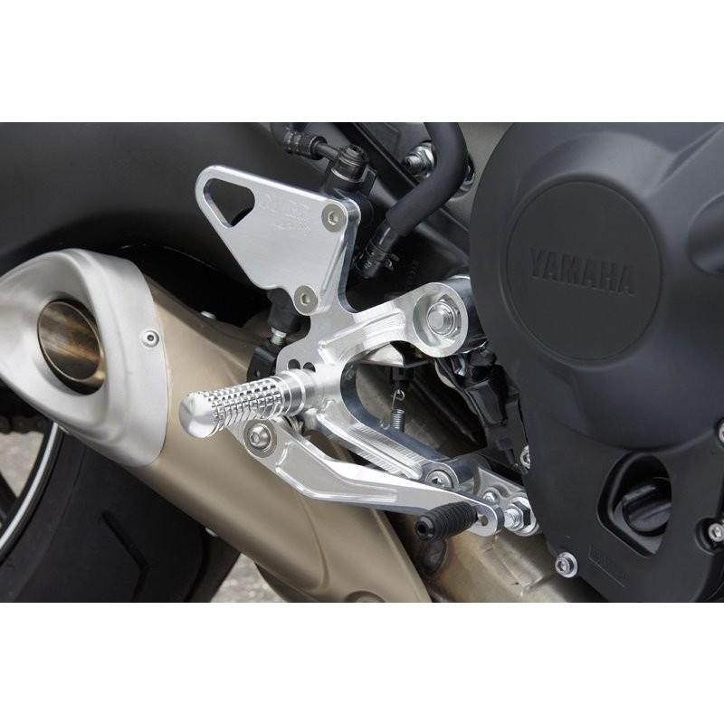 MT-09 バックステップ 4ポジション シルバー OVER（オーバーレーシング