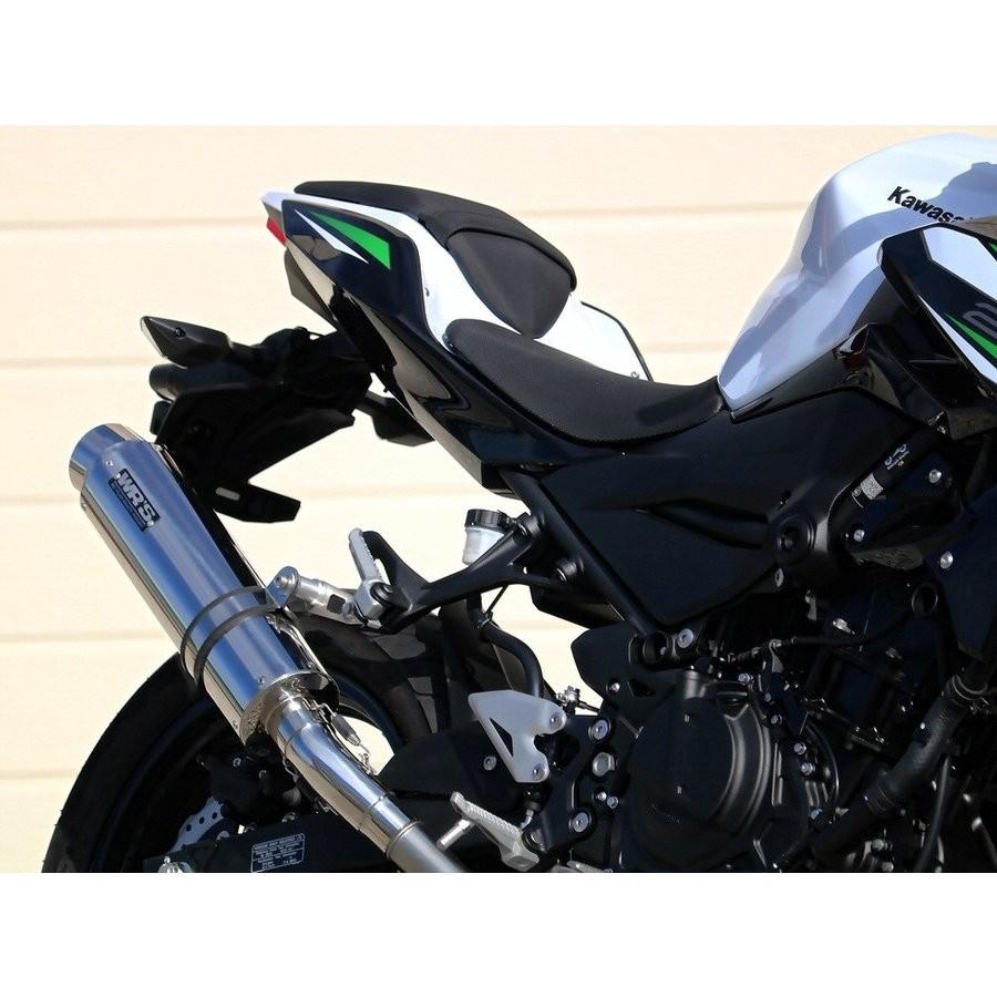 WR’S ダブルアールズ マフラー ラウンドサイレンサーNinja400 WR'S WR'S ダブルアールズ ラウンドタイプ スリップオンマフラー