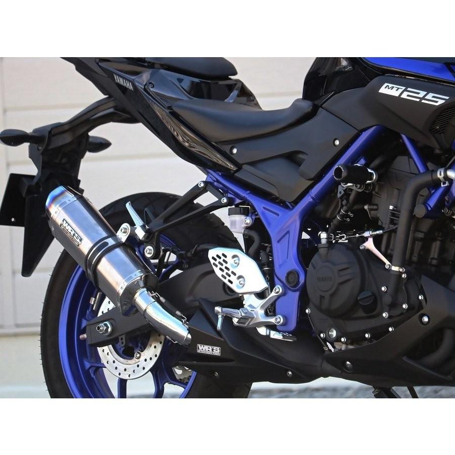 ヤマハ MT-03 WR'S スリップオン ショートオーバル MT-03（18年） SS-OVALソリッドタイプ スリップオンマフラー