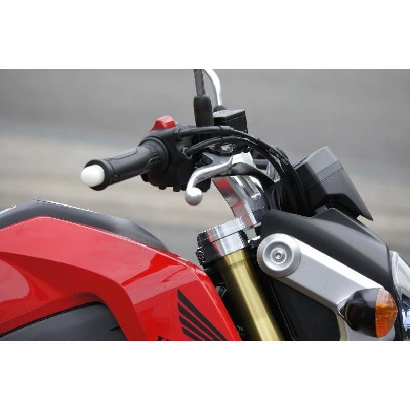 GROM（グロム） スポーツライディング ハンドルキット シルバー OVER