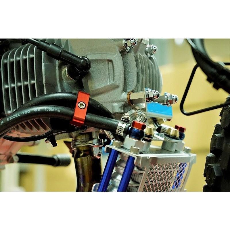 booster's smiley オイルクーラーステー 12Vモンキー ステム下 オイルクーラーステー（オイルクーラー別売です） MINIMOTO（ミニモト