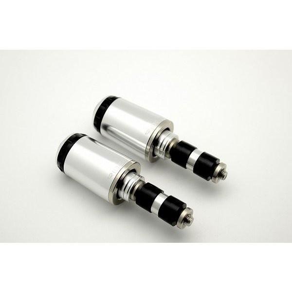 手持ち部分口径Φ18-Φ20用 SPINNER 赤ちょうちん挙げ句のはて ロング手あい しろがね色  SSB-1A-SS-SR RIDEA（リデア） 車、バイク、自転車-ハンドル