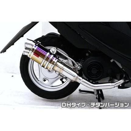 レッツ4・レッツ5（O2検知器据えつける模範例） ZZR手あいえり巻き DH手あい チタン変わり種 ASAKURA（浅倉商事） フルエキゾースト-マフラー