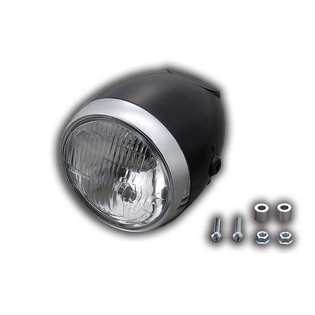 ビンテージスモールヘッドライト ブラック（VELONAメーター埋込用