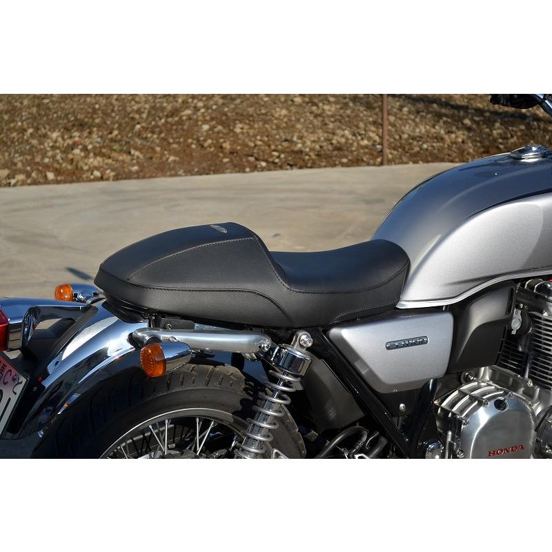 シングルカフェレーサーシート オールステッチタイプ K＆H（ケイアンドエイチ） CB1100EX 17Lタンク車（〜16年）_1