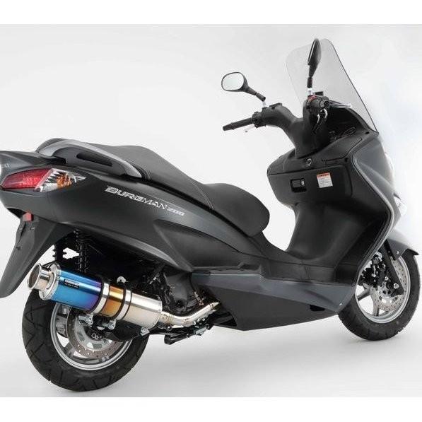 バーグマン200（BURGMAN）CH41A SS400チタンマフラー SP BMS-R 