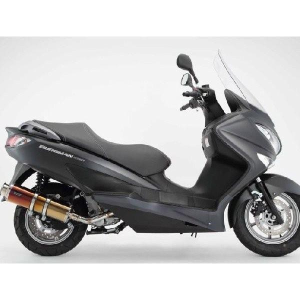 バーグマン200（BURGMAN）JBK-CH41A SS400チタン2マフラー SP BMS-R（ビームス）の画像