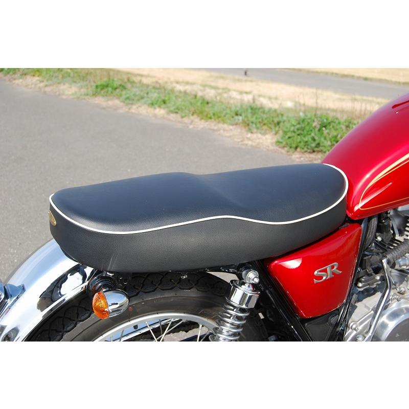 ダブルシートA パイピング K＆H（ケイアンドエイチ） SR400 FI（10〜17