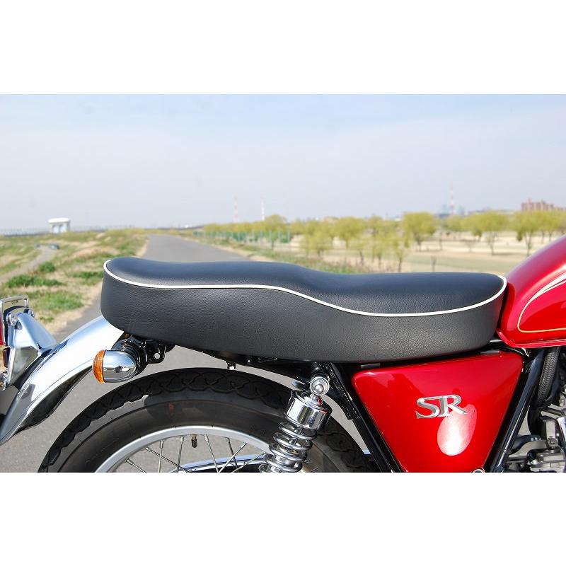 ダブルシートA パイピング K＆H（ケイアンドエイチ） SR400 FI（10〜17